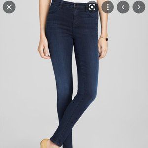 J Brand Maria High Rise Skinny Jeans In Darkness